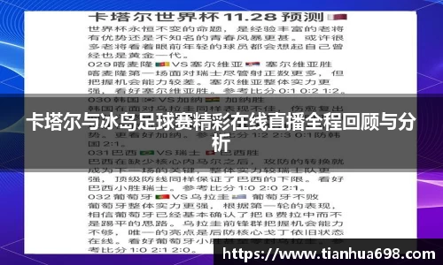 卡塔尔与冰岛足球赛精彩在线直播全程回顾与分析